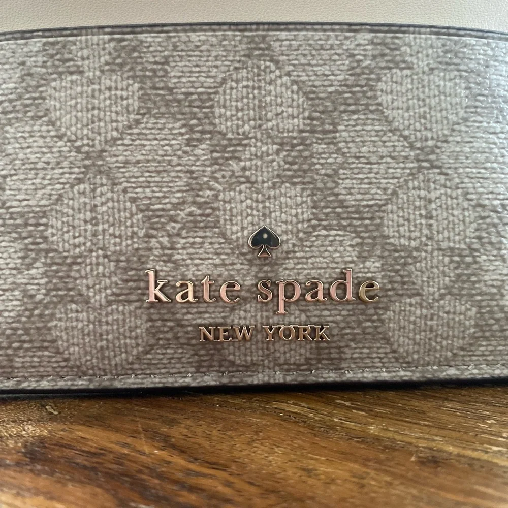 Kate Spade ♠️ Spade Flower Small Slim Card Holder NEW